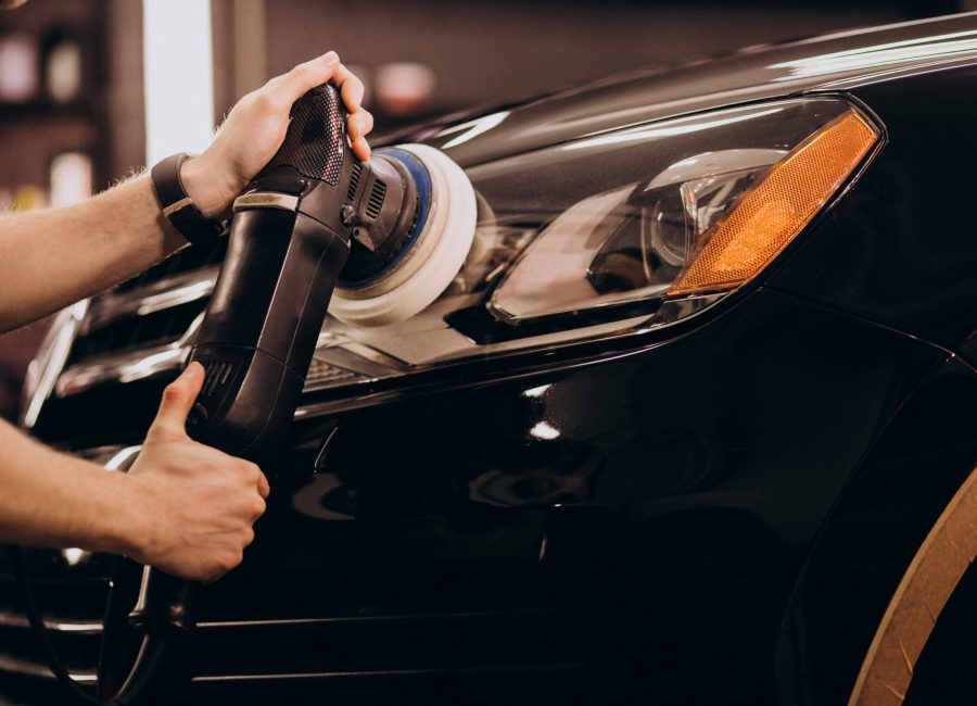 Car wash detailing station